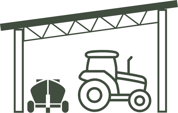 SINGLE SLOPE ICON BY BACKWOODS BUILDINGS