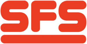 SFS company logo for roofing screw supplier